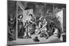 Hudibras catechised, engraving by Hogarth-William Hogarth-Mounted Giclee Print