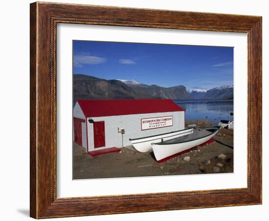 Hudson Bay Company Building, Pangnitung, Baffin Island, Canadian Arctic, Canada, North America-Alison Wright-Framed Photographic Print