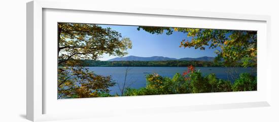 Hudson River in Autumn, Rhinebeck, New York-null-Framed Photographic Print