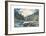 Hudson River, Logging-Winslow Homer-Framed Premium Giclee Print