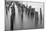 Hudson River Pilings-Bill Carson Photography-Mounted Photographic Print