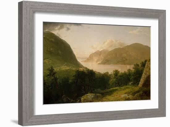 Hudson River Scene, 1857-John Frederick Kensett-Framed Giclee Print