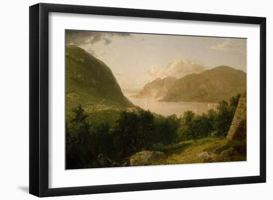 Hudson River Scene, 1857-John Frederick Kensett-Framed Giclee Print