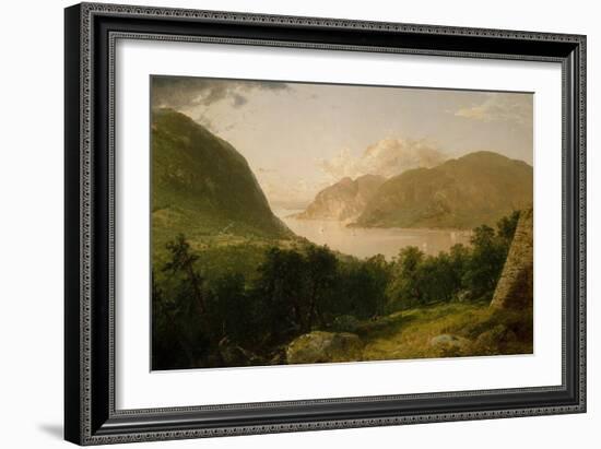 Hudson River Scene, 1857-John Frederick Kensett-Framed Giclee Print