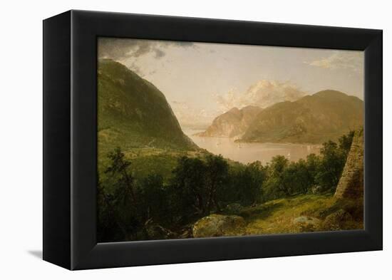 Hudson River Scene, 1857-John Frederick Kensett-Framed Premier Image Canvas