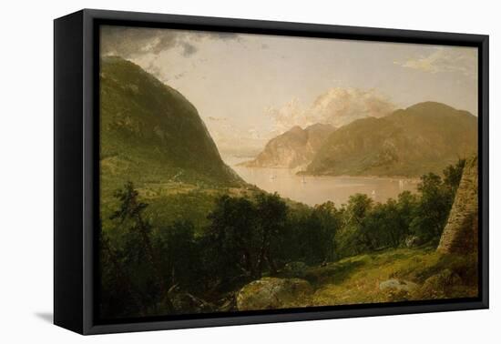 Hudson River Scene, 1857-John Frederick Kensett-Framed Premier Image Canvas