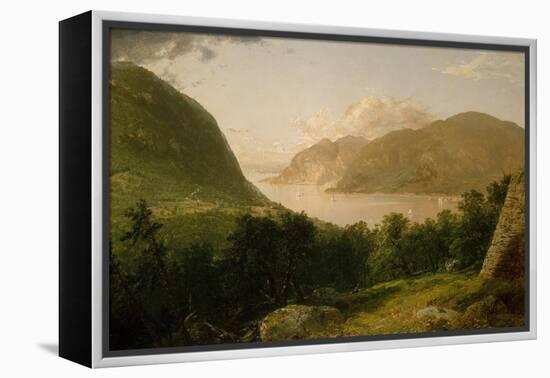 Hudson River Scene, 1857-John Frederick Kensett-Framed Premier Image Canvas