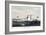 Hudson River Steamship-Currier & Ives-Framed Giclee Print