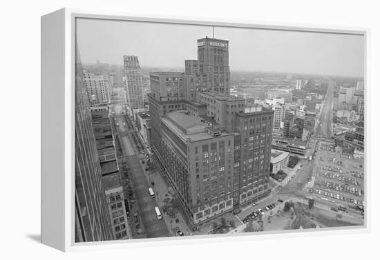 Hudson's Department Store in Detroit-Ira Strickstein-Framed Premier Image Canvas