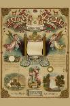 Symbols -Masonic Record-Hudson-Mounted Art Print