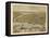 Hudson, Wisconsin - Panoramic Map-Lantern Press-Framed Stretched Canvas