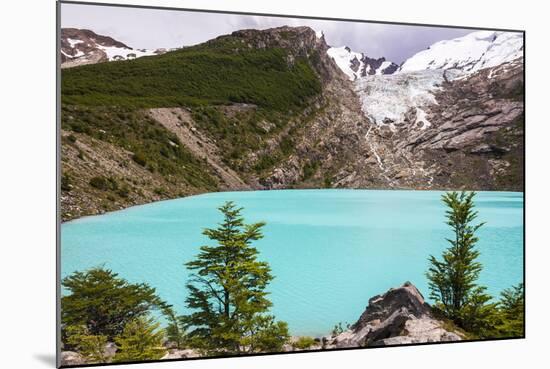 Huemul Lake (Lago Huemul) and Huemul Glacier (Glaciar Huemul), El Chalten, Patagonia, Argentina-Matthew Williams-Ellis-Mounted Photographic Print