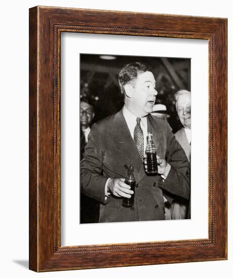 Huey Long, American politician, early 1930s-Unknown-Framed Photographic Print