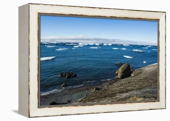 Huge icebergs on Tabarin Peninsula, Antarctica, Polar Regions-Michael Runkel-Framed Premier Image Canvas
