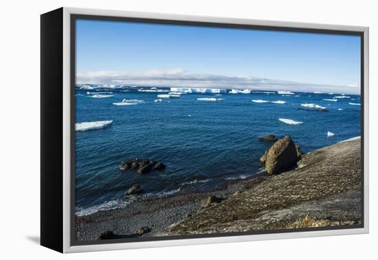 Huge icebergs on Tabarin Peninsula, Antarctica, Polar Regions-Michael Runkel-Framed Premier Image Canvas