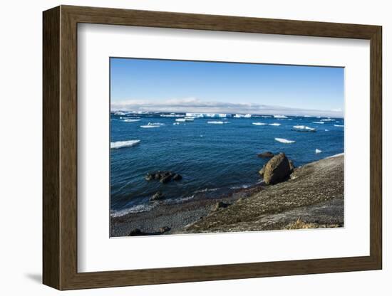 Huge icebergs on Tabarin Peninsula, Antarctica, Polar Regions-Michael Runkel-Framed Photographic Print