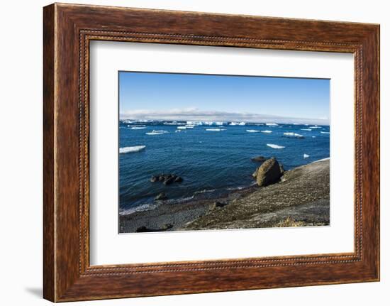 Huge icebergs on Tabarin Peninsula, Antarctica, Polar Regions-Michael Runkel-Framed Photographic Print