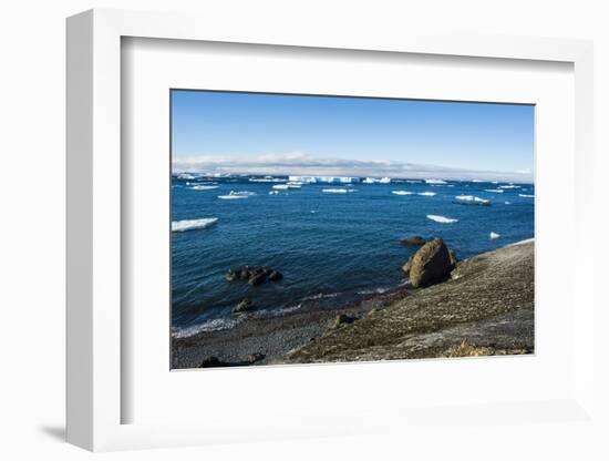 Huge icebergs on Tabarin Peninsula, Antarctica, Polar Regions-Michael Runkel-Framed Photographic Print