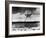 Huge Mushroom Cloud Hangs over Bikini During American Atomic Bomb Test-null-Framed Photographic Print