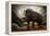 Huge Rhinoceros Against Stormy Sky-NejroN Photo-Framed Premier Image Canvas