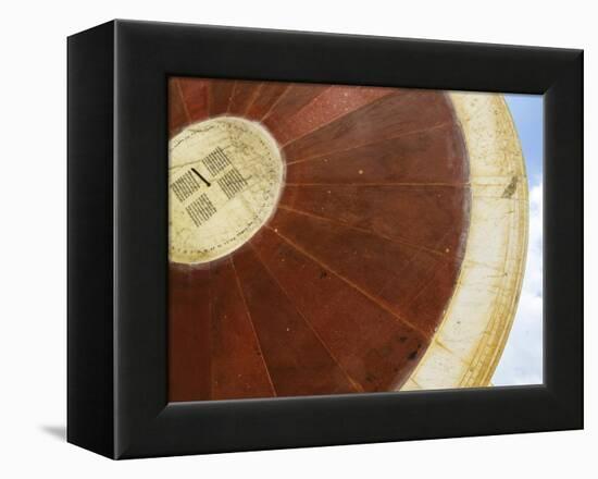 Huge Sundial at Jantar Mantar, Observatory, Jaipur, Rajasthan, India-Keren Su-Framed Premier Image Canvas