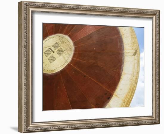 Huge Sundial at Jantar Mantar, Observatory, Jaipur, Rajasthan, India-Keren Su-Framed Photographic Print