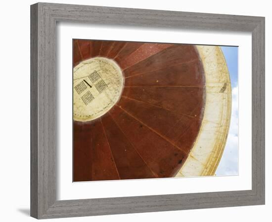 Huge Sundial at Jantar Mantar, Observatory, Jaipur, Rajasthan, India-Keren Su-Framed Photographic Print