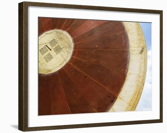 Huge Sundial at Jantar Mantar, Observatory, Jaipur, Rajasthan, India-Keren Su-Framed Photographic Print