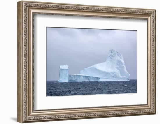 Huge Tabular Icebergs Broken Off from B-17A Iceberg Near Cooper Bay, Polar Regions-Michael Nolan-Framed Photographic Print