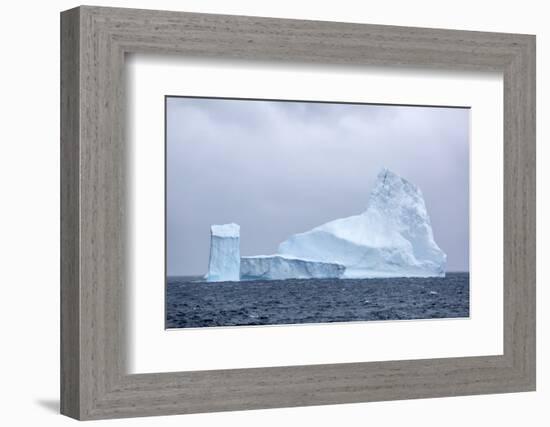 Huge Tabular Icebergs Broken Off from B-17A Iceberg Near Cooper Bay, Polar Regions-Michael Nolan-Framed Photographic Print