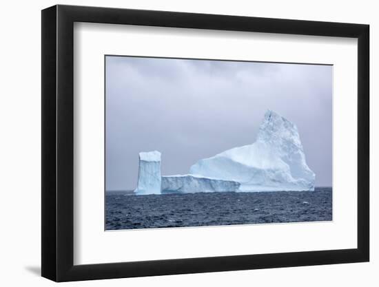 Huge Tabular Icebergs Broken Off from B-17A Iceberg Near Cooper Bay, Polar Regions-Michael Nolan-Framed Photographic Print