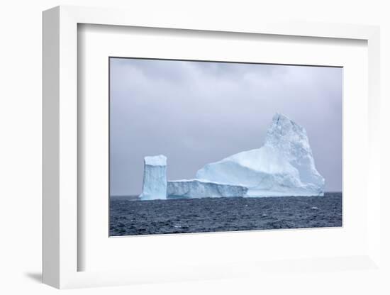 Huge Tabular Icebergs Broken Off from B-17A Iceberg Near Cooper Bay, Polar Regions-Michael Nolan-Framed Photographic Print