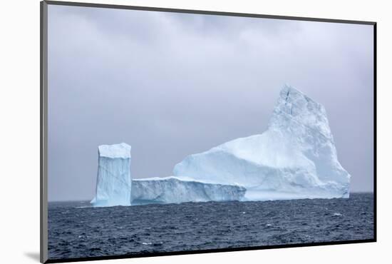 Huge Tabular Icebergs Broken Off from B-17A Iceberg Near Cooper Bay, Polar Regions-Michael Nolan-Mounted Photographic Print