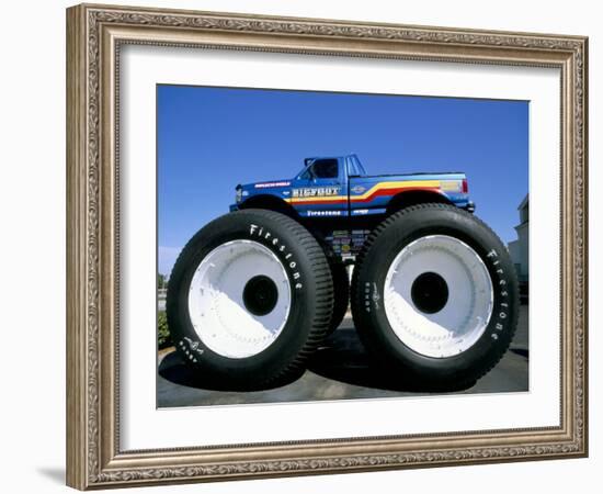 Huge Tyres, Big Foot, Customised Car, USA-John Miller-Framed Photographic Print