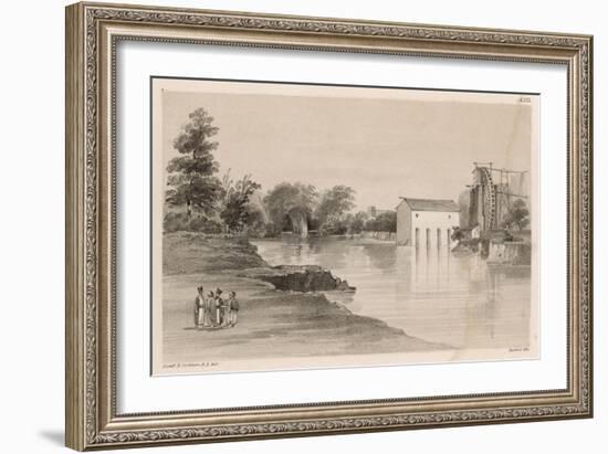 Huge Water Wheel Near Antakya (Antioch)-null-Framed Art Print