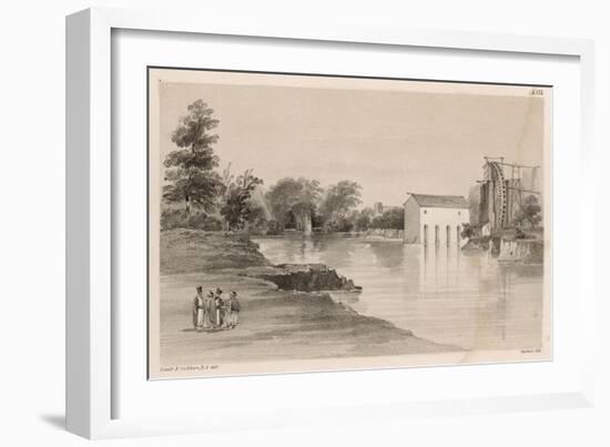 Huge Water Wheel Near Antakya (Antioch)-null-Framed Art Print