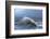 Huge Waves Crash Against a Stone Jetty at Criccieth, Gwynedd, Wales, United Kingdom, Europe-Graham Lawrence-Framed Photographic Print