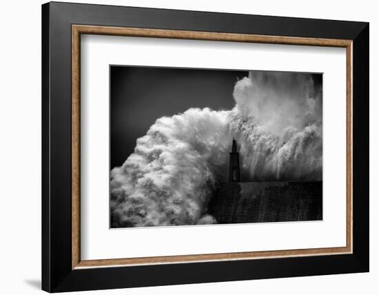 Hugging the Lighthouse-Alfonso maseda varela-Framed Photographic Print