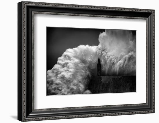 Hugging the Lighthouse-Alfonso maseda varela-Framed Photographic Print