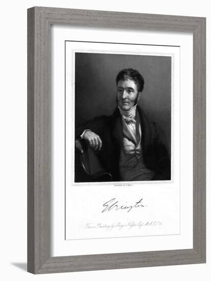 Hugh 2nd Earl Fortescue-George Hayter-Framed Art Print