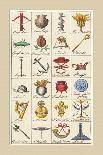 Heraldic Symbols: Breast Plate and Dolphin-Hugh Clark-Art Print
