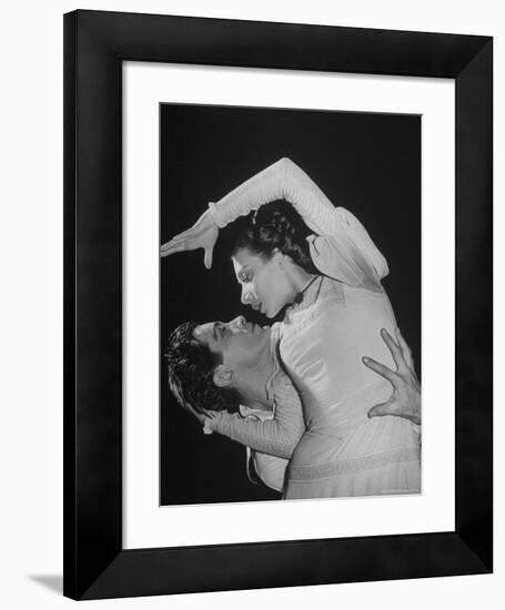 Hugh Laing and Nora Kaye Dancing Duet in Antony Tudor's Ballet "Pillar of Fire"-Alfred Eisenstaedt-Framed Premium Photographic Print