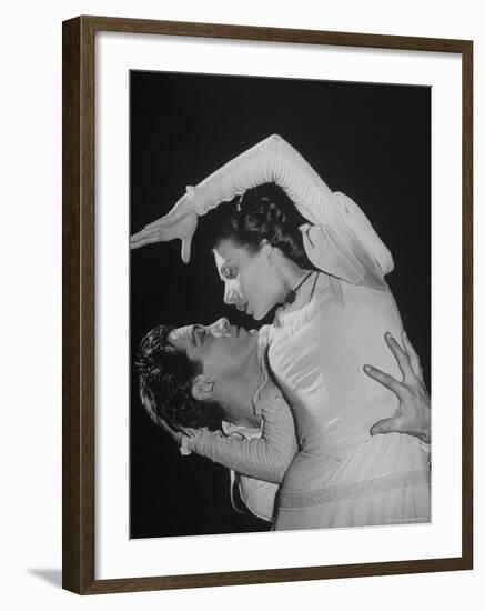 Hugh Laing and Nora Kaye Dancing Duet in Antony Tudor's Ballet "Pillar of Fire"-Alfred Eisenstaedt-Framed Premium Photographic Print