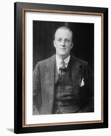 Hugh Walpole, c.1920-George Grantham Bain-Framed Photographic Print