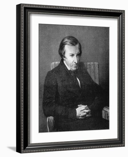 Hughes Felicite Robert De Lamennais, French Philosophical and Political Writer, 19th Century-Lecomte-Framed Giclee Print