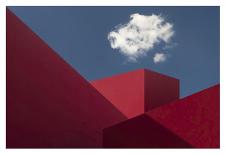 Red Shapes-Hugo Borges-Photographic Print