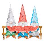 Watermelon Gnomes-Hugo Edwins-Art Print