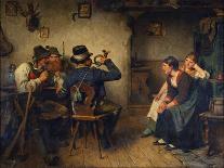 A Tavern Scene, 1875-Hugo Kauffmann-Framed Premier Image Canvas