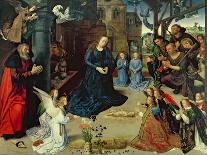 Christ Child Adored by Angels, Central Panel of the Portinari Altarpiece, C.1479-Hugo van der Goes-Giclee Print