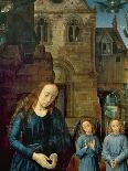 Saint Margaret and Saint Mary Magdalen with Maria Portinari and her daughter-Hugo van der Goes-Giclee Print